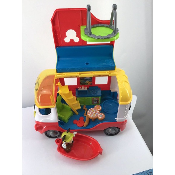 Disney RED BUS Accessories Boat Included Toy Vehicle Car - Picture 6 of 12